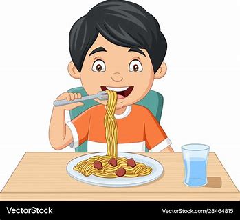 Boy eating